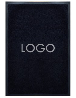 TAPIS LOGO PERSONNALISÉ PREMIUM - Nylon uni noir