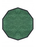 TAPIS D'ENTRÉE COTON - DÉCAGONAL 120x120cm - PREMIUM VERT