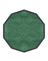 LE TAPIS FRANÇAIS D'ENTRÉE COTON - DÉCAGONAL 120x120cm - PREMIUM VERT
