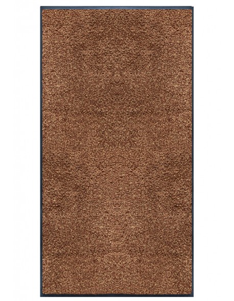 LE TAPIS FRANÇAIS D'ENTRÉE COTON PREMIUM MARRON TAUPE - 120x240cm en vente  sur A-TAPIS - Tapis de Propreté