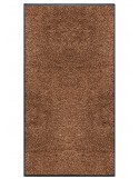 TAPIS D'ENTRÉE COTON - 120x240cm - PREMIUM MARRON TAUPE