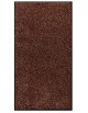 LE TAPIS FRANÇAIS D'ENTRÉE COTON - 120x240cm - PREMIUM MARRON FONCÉ