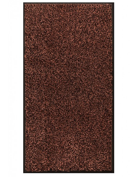 LE TAPIS FRANÇAIS D'ENTRÉE COTON - 120x240cm - PREMIUM MARRON FONCÉ