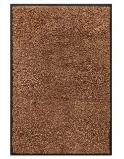 TAPIS D'ENTRÉE COTON - 120x180cm - PREMIUM MARRON TAUPE