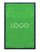 TAPIS LOGO PERSONNALISÉ PREMIUM - Nylon uni vert pomme