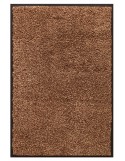 TAPIS D'ENTRÉE COTON - 80x120cm - PREMIUM MARRON TAUPE