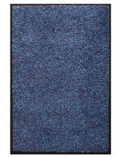 LE TAPIS FRANÇAIS D'ENTRÉE COTON - 80x120cm - PREMIUM BLEU