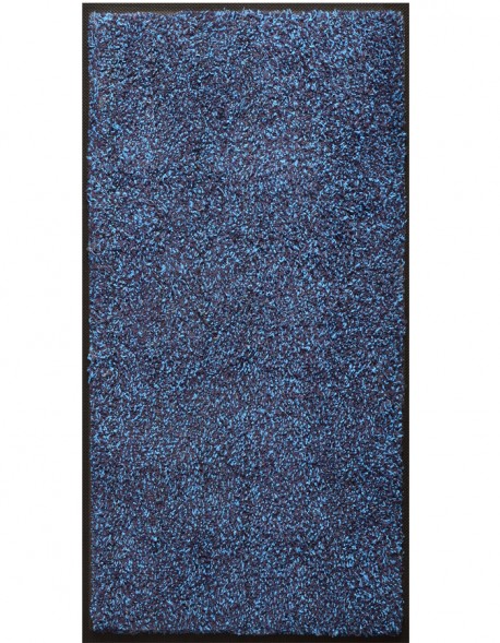 LE TAPIS FRANÇAIS D'ENTRÉE COTON - 50x120cm - PREMIUM BLEU