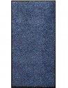 LE TAPIS FRANÇAIS D'ENTRÉE COTON - 50x120cm - PREMIUM BLEU