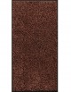 LE TAPIS FRANÇAIS D'ENTRÉE COTON - 50x120cm - PREMIUM MARRON FONCÉ