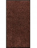 TAPIS D'ENTRÉE COTON - 50x120cm - PREMIUM MARRON FONCÉ