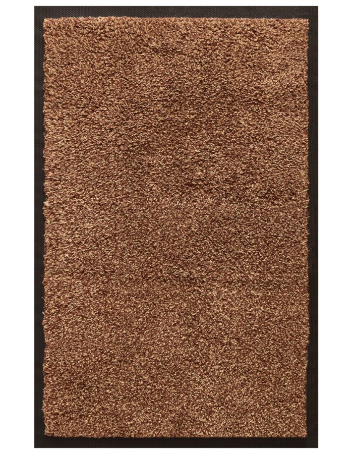 LE TAPIS FRANÇAIS D'ENTRÉE COTON PREMIUM MARRON TAUPE - 90x150cm en vente  sur A-TAPIS - Tapis de Propreté