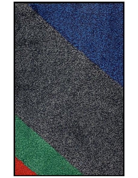 LE TAPIS FRANÇAIS D'ENTRÉE COTON MULTICOULEUR - 40x60cm -PREMIUM