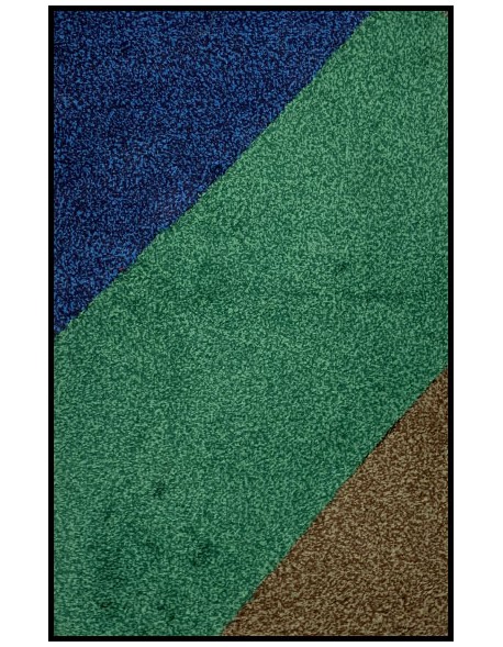 TAPIS D'ENTRÉE COTON - 40x60cm - PREMIUM MULTICOULEUR