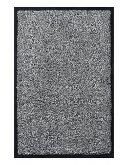 LE TAPIS FRANÇAIS D'ENTRÉE COTON - 50x75cm - PREMIUM GRIS CLAIR CHINÉ