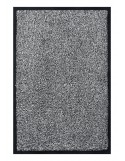 TAPIS D'ENTRÉE COTON - 50x75cm - PREMIUM GRIS CHINÉ