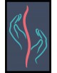 TAPIS PREMIUM POUR kinésithérapeute NYLON CHINÉ - COULEUR GRIS