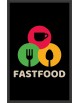 TAPIS PREMIUM POUR FAST FOOD NYLON CHINÉ - COULEUR GRIS