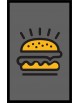 LE TAPIS FRANÇAIS PREMIUM FAST FOOD NYLON UNI GRIS - PERSONNALISÉ