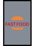 TAPIS PREMIUM POUR FAST FOOD NYLON CHINÉ - COULEUR GRIS