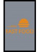 TAPIS PREMIUM POUR FASTE FOOD NYLON CHINÉ - COULEUR GRIS