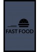 TAPIS PREMIUM POUR FAST FOOD NYLON CHINÉ - COULEUR GRIS