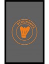LE TAPIS FRANÇAIS PREMIUM RESTAURANT  NYLON UNI GRIS - PERSONNALISÉ