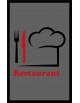 LE TAPIS FRANÇAIS PREMIUM RESTAURANT  NYLON UNI GRIS - PERSONNALISÉ