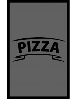 LE TAPIS FRANÇAIS PREMIUM PIZZERIA NYLON UNI GRIS - PERSONNALISÉ