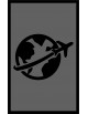 LE TAPIS FRANÇAIS PREMIUM AGENCE DE VOYAGE NYLON UNI GRIS - PERSONNALISÉ