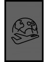 LE TAPIS FRANÇAIS PREMIUM AGENCE DE VOYAGE NYLON UNI GRIS - PERSONNALISÉ