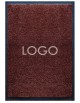 TAPIS LOGO PERSONNALISÉ PREMIUM - Nylon uni marron foncé