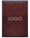 TAPIS LOGO PERSONNALISÉ PREMIUM - Nylon uni marron foncé
