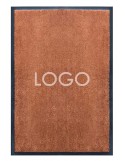 TAPIS LOGO PREMIUM NYLON UNI MARRON CARAMEL - PERSONNALISÉ