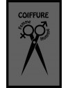 LE TAPIS FRANÇAIS PREMIUM COIFFEUR  NYLON UNI GRIS - PERSONNALISÉ