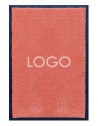TAPIS LOGO PERSONNALISÉ - Nylon uni saumon
