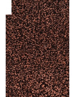 LE TAPIS FRANÇAIS D'ENTRÉE COTON - 66X100cm SANS BORD -PREMIUM MARRON FONCÉ