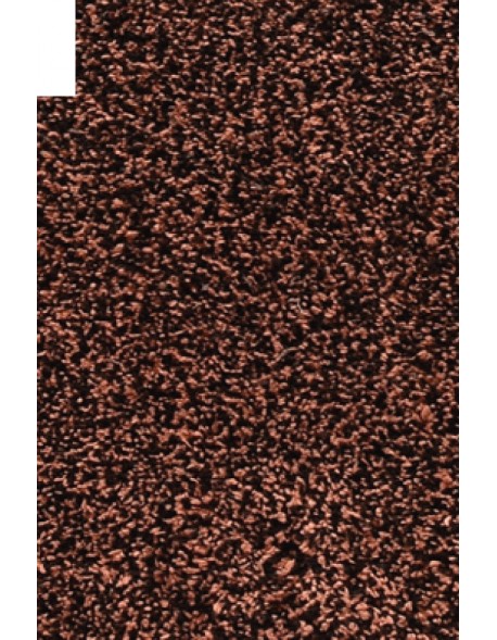 LE TAPIS FRANÇAIS D'ENTRÉE COTON - 66X100cm SANS BORD -PREMIUM MARRON FONCÉ