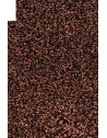 LE TAPIS FRANÇAIS D'ENTRÉE COTON - 66X100cm SANS BORD -PREMIUM MARRON FONCÉ