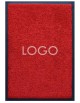 TAPIS LOGO PERSONNALISÉ PREMIUM - Nylon uni rouge