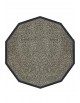TAPIS NYLON CHINÉ DÉCAGONALE 120 x 120cm PREMIUM GRIS