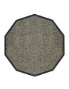 TAPIS NYLON CHINÉ DÉCAGONALE 120 x 120cm PREMIUM GRIS