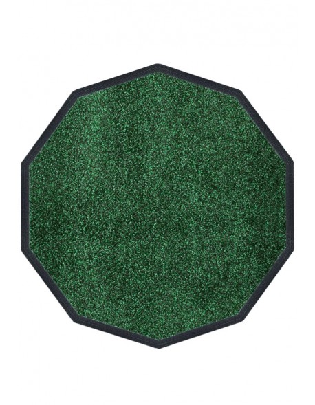 TAPIS NYLON CHINÉ DÉCAGONALE 120 x 120cm PREMIUM VERT