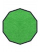 TAPIS NYLON UNI DÉCAGONALE 120 x 120cm PREMIUM VERT POMME