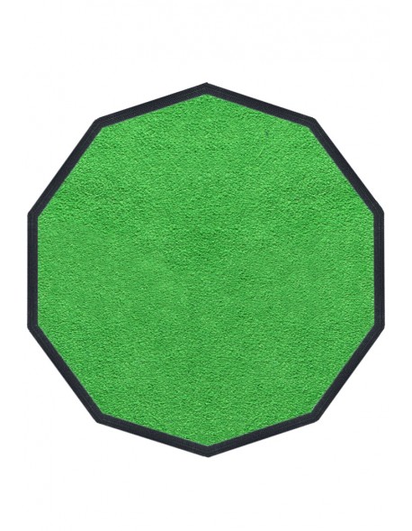 TAPIS NYLON UNI DÉCAGONALE 120 x 120cm PREMIUM VERT POMME