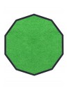 TAPIS NYLON UNI DÉCAGONALE 120 x 120cm PREMIUM VERT POMME