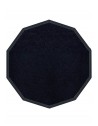 TAPIS NYLON UNI DÉCAGONALE 120 x 120cm PREMIUM NOIR