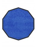 TAPIS PREMIUM NYLON UNI BLEU - DÉCAGONALE 120 x 120cm
