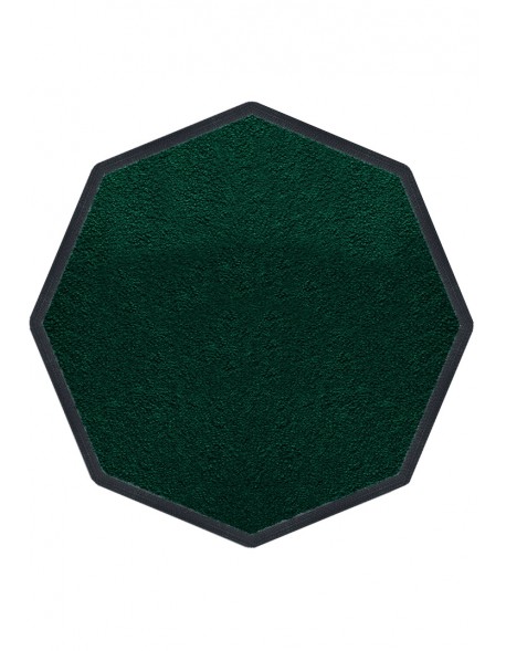 TAPIS PREMIUM NYLON UNI VERT FONCÉ - OCTOGONALE 90 x 90cm