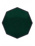 TAPIS PREMIUM NYLON UNI VERT FONCÉ - OCTOGONALE 90 x 90cm